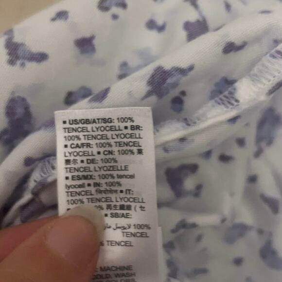 The Drop Caralyn Mirand Wrap Dress Sz S Coquette Cottagecore Ruffle Floral Midi - Picture 12 of 12